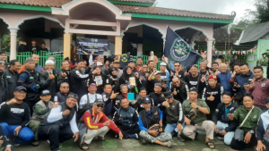 300 Warga Muhammadiyah Touring Bersama Meriahkan Pengukuhan Bikersmu Chapter Klaten di Deles Indah